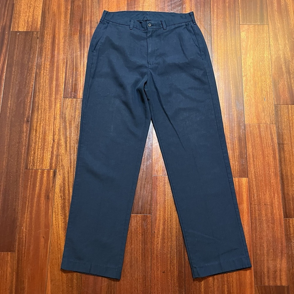 Bulwark FR Pants Mens 32 32x31 Navy Blue Flame Resistant Workwear Cat 2 Mechanic